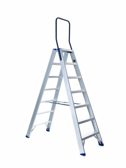 Eurostairs Dubbel Oploopbare Trap – 2 t/m 12 Treden, Doe-het-zelf en Bouw, Ladders en Trappen, Trap, Nieuw, 2 tot 4 meter, Verzenden