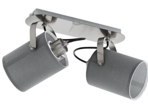 Veiling - EGLO Villabate spot 2lichts nikkelmat 335×9, Huis en Inrichting, Lampen | Spots