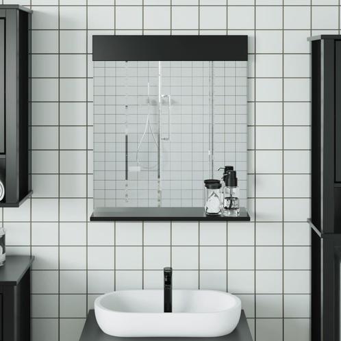vidaXL Badkamerspiegel met schap BERG 60x12x70 cm massief, Huis en Inrichting, Woonaccessoires | Spiegels, Nieuw, Verzenden