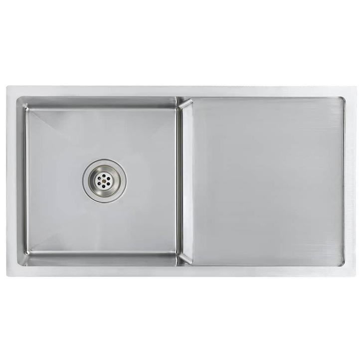 Gootsteen RVS Handgemaakt | Retour Deal | 46% Korting!, Doe-het-zelf en Bouw, Sanitair, Nieuw, Inox, Wastafel, Verzenden