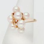 Ring - 14 karaat Roségoud Parel - Parel, Nieuw
