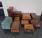 Kist (10) - Hout, Fluweel