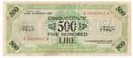 Italië. - 500 Lire 1943 - Allied Military Currency (Falso