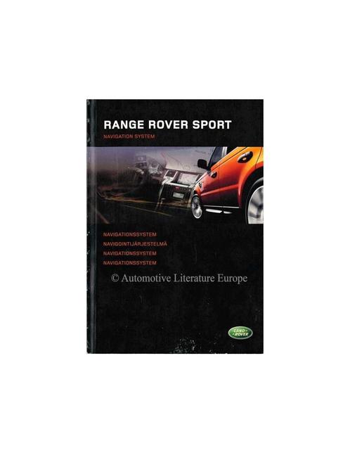 2004 RANGE ROVER SPORT NAVIGATIESYSTEEM INSTRUCTIEBOEKJE, Autos : Divers, Modes d'emploi & Notices d'utilisation