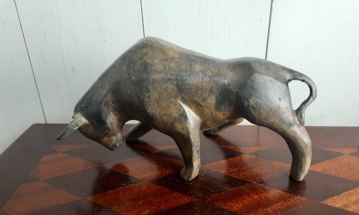 P. Chenet - Figuur - Stier - 23 cm - Brons, Antiek en Kunst, Curiosa en Brocante