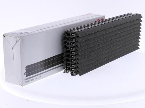 Schaal H0 Märklin 24236 rechte rails 236 mm C-Rails 10st..., Hobby en Vrije tijd, Modeltreinen | H0, Wisselstroom, Analoog, Gebruikt