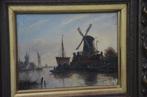 Jacob Jan Coenraad Spöhler (1837-1894) - Havengezicht, Antiek en Kunst