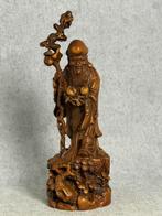Shou Lao - Buxushout - China - Eind 20e eeuw, Antiek en Kunst