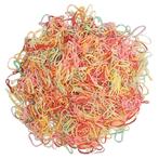 Fako Fashion - 1000x Gekleurde Mini Elastiekjes - Meisjes -, Verzenden