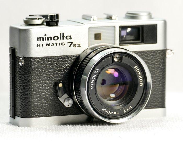 Minolta Hi-Matic 7S II Meetzoeker camera, Audio, Tv en Foto, Fotocamera's Analoog