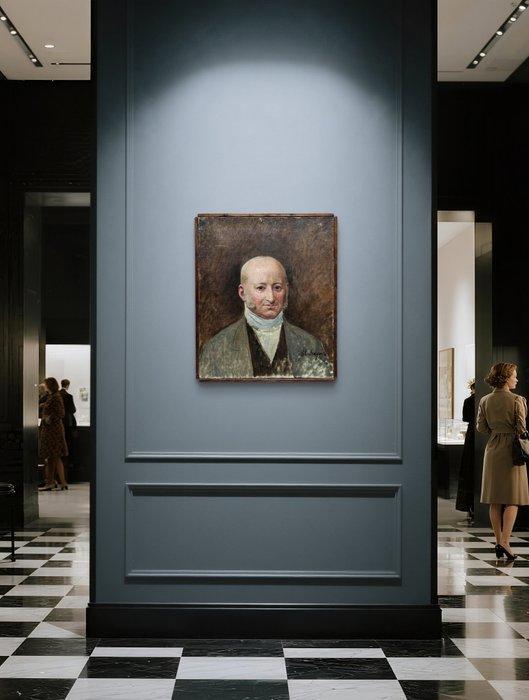 Charles Bertrand d’Entraygues (1850–1929) - Portrait d’un, Antiquités & Art, Art | Peinture | Classique