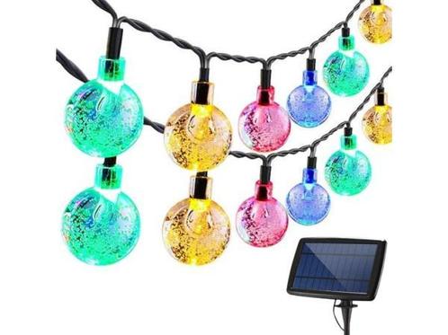 Veiling - JPro Cristal 100 Multicolor Lichtsnoer Zonne-energ, Tuin en Terras, Buitenverlichting