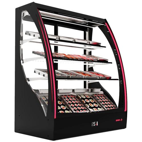 Koelvitrine | PAK | Zwart | +2°C/+6°C | Geforceerd | 4, Zakelijke goederen, Horeca | Keukenapparatuur, Nieuw in verpakking, Verzenden