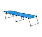 Ligbed Senior Inklapbaar Blauw | OP = OP | 62% Voordeel, Tuin en Terras, Ligbedden, Verzenden, Nieuw, Textileen