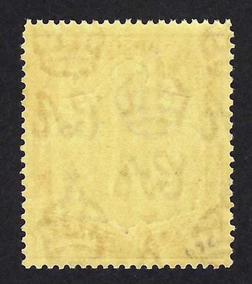 Bermuda 1938 - Koning George VI 5s brons en karmijn op geel, Postzegels en Munten, Postzegels | Europa | UK