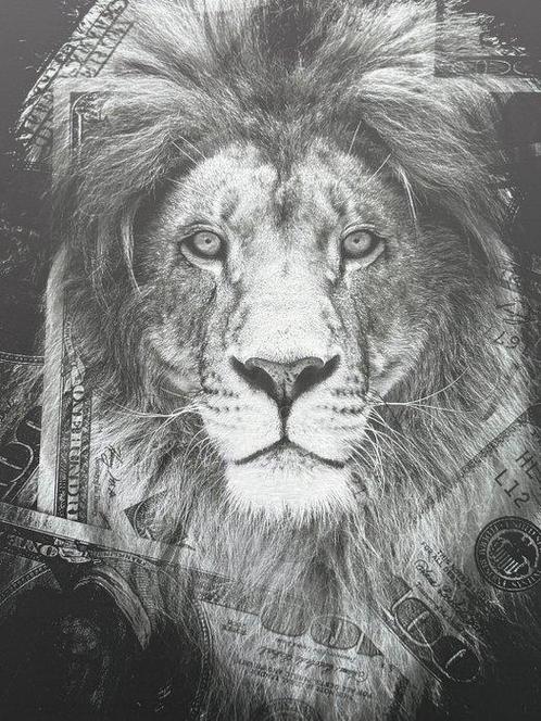 Daluxe Art - 1999 • Dollar Lion, Antiek en Kunst, Kunst | Schilderijen | Modern