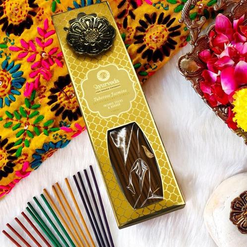 Song of India - Ayurveda Incense sticks Tuberose Jasmine, Sport en Fitness, Gezondheidsproducten en Wellness, Ophalen of Verzenden