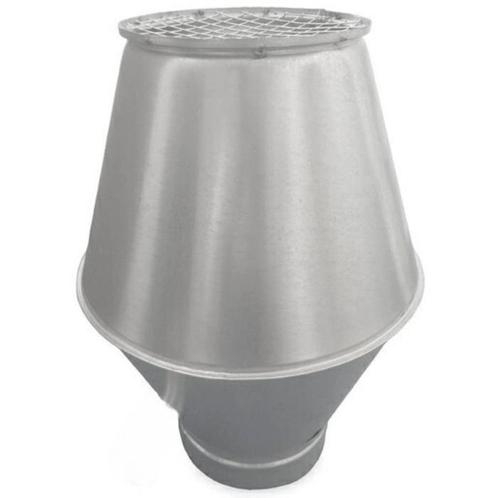 Deflectorkap Ø 200mm met aansluiting voor spiraalbuis galva, Doe-het-zelf en Bouw, Ventilatie en Afzuiging, Nieuw, Verzenden
