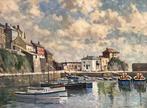 William Lambert Bell (1904-1983) - The harbour, Mevagissey,, Antiek en Kunst