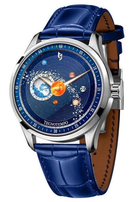 Tecnotempo - Automatic Dynamic Solar System - Designed by, Handtassen en Accessoires, Horloges | Heren