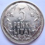 Litouwen. 5 Litai 1925 | Knight on Horse | Republic (Zonder