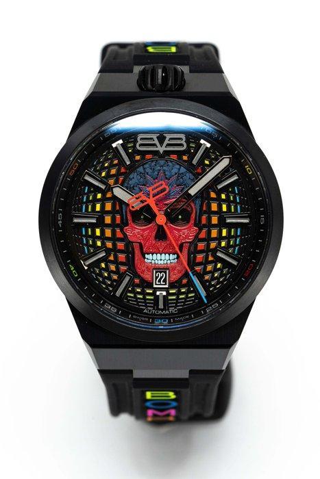 Bomberg - BOLT-68 Auto Metropolis Mexico City - Zonder, Handtassen en Accessoires, Horloges | Heren