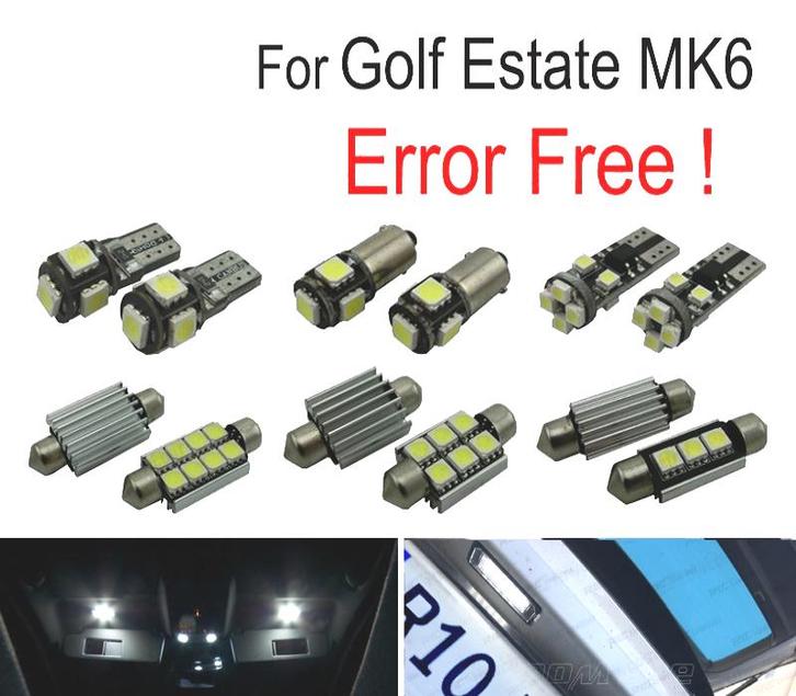 Kit 14 Ampoules Led Intérieur Pour Volkswagen Vw Golf Finca, Autos : Pièces & Accessoires, Éclairage, Envoi