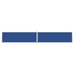 Uittrekbaar Windscherm 160x1000 Blauw - Tweede Kansje! OP=OP, Staal, Verzenden, Nieuw, 200 cm of meer