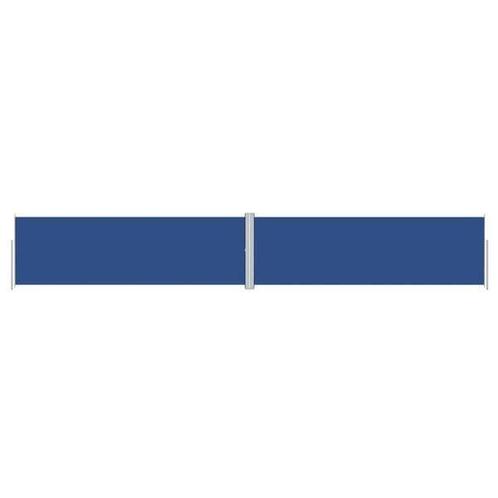 Uittrekbaar Windscherm 160x1000 Blauw - Tweede Kansje! OP=OP, Tuin en Terras, Tuinschermen, Nieuw, Staal, 150 tot 200 cm, 200 cm of meer