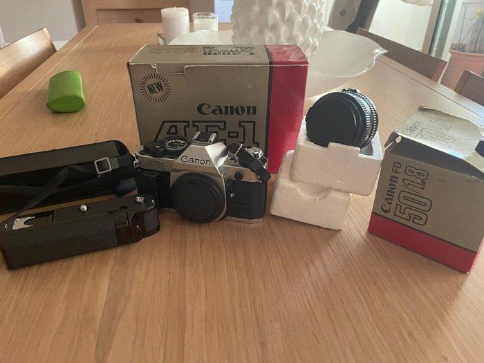 Canon AE-1 Program + Motor + FD 1,8/50mm + 4/70-210mm +, Audio, Tv en Foto, Fotocamera's Analoog