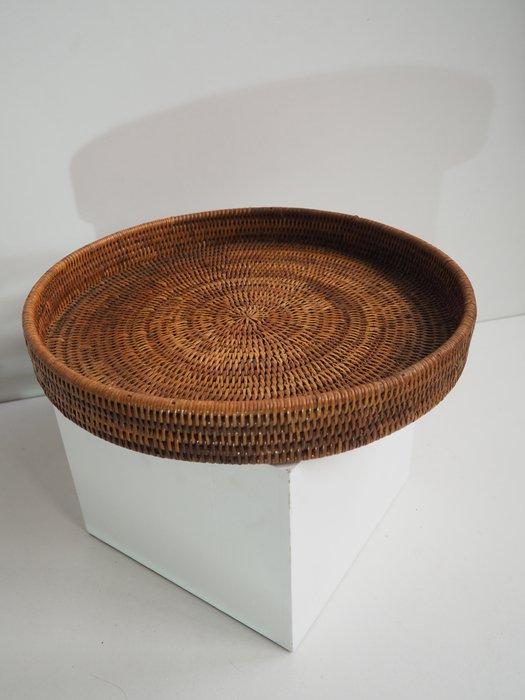 Tafelservies (5) - Rattan - Gesp tot rattan, Antiek en Kunst, Kunst | Designobjecten