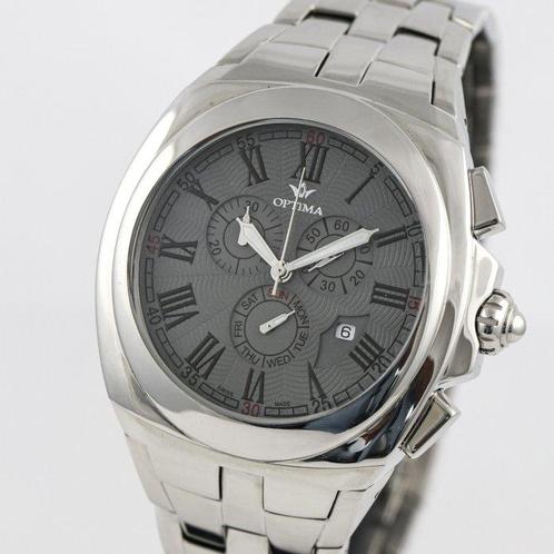 Optima - Swiss Chronograph - OSC292-SS-2 - Zonder, Handtassen en Accessoires, Horloges | Heren