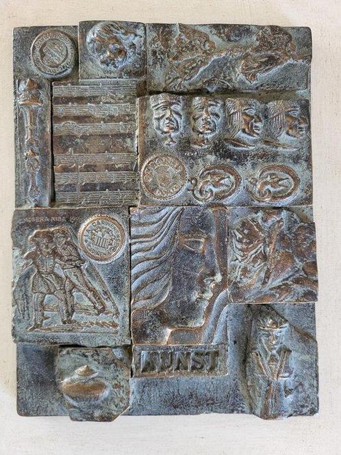 Enric Adsera Riba (1939) - Plaquette - Brons, Antiek en Kunst, Kunst | Designobjecten