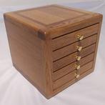 Bureauset - pen cabinet wood - Hout- Eik, Collections