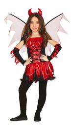 Duivel Halloween Kostuum Meisje Rode, Hobby en Vrije tijd, Nieuw, Verzenden