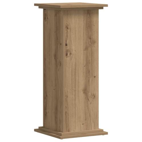 Bloemenstandaard 33x33x80 | OP = OP | Eiken Kleur, Tuin en Terras, Bloembakken en Plantenbakken, 60 cm of meer, Minder dan 60 cm