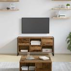 vidaXL TV Kast met lade Oud Hout 100 x 36 x 49,5 cm Bewerkt, Verzenden