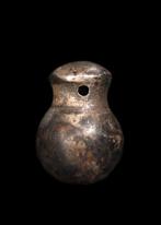 Oude Egypte, Nieuwe rijk Zilver Tränenvormige hanger (Zonder
