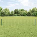vidaXL Fence Posts 5 pcs Groen 40 cm Staal, Tuin en Terras, Verzenden, Nieuw