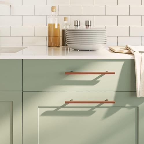 vidaXL Handvatten 20 st 160 mm roestvrij staal bronskleurig, Doe-het-zelf en Bouw, Hang- en Sluitwerk, Nieuw, Verzenden