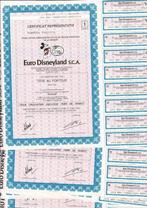 Certificaat - Disney - EuroDisneyland Paris  -  1 Action -, Nieuw