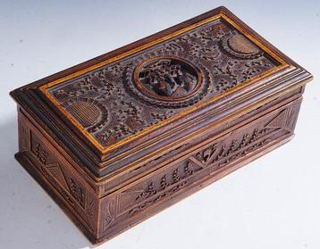Kist - Hout - China - Qing Dynastie (1644-1911) (Zonder, Antiek en Kunst