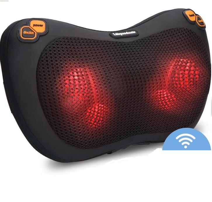 2dekans | Lifeproducts - Oplaadbaar Shiatsu-massagekussen -, Sport en Fitness, Massageproducten, Ophalen of Verzenden