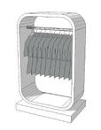 *TIP*  Glossy middenunit kledingrek R-EC-005