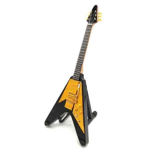 woede Bloeden auditorium ② Miniatuur Gibson Flying V gitaar met gratis standaard — Cinéma &  Télévision — 2ememain