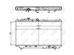 Radiateur OA MAZDA323 F 6 323 S F VI 2.0 D 09-98 TOT 05.04, Auto-onderdelen, Ophalen of Verzenden, Nieuw