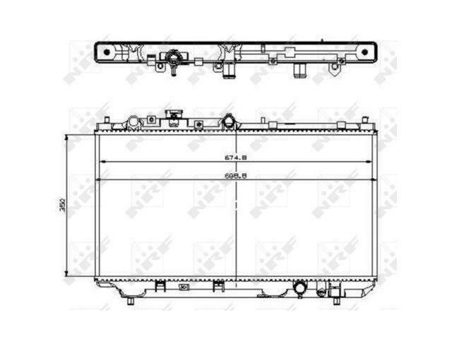 Radiateur OA MAZDA323 F 6 323 S F VI 2.0 D 09-98 TOT 05.04, Auto-onderdelen, Motor en Toebehoren, Ophalen of Verzenden