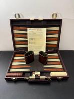 Spel - Luxe Vintage Backgammon Set: Tijdloze Elegantie in, Antiek en Kunst