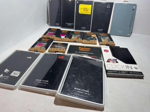 Veiling - 14x Targus hoes & PanzerGlass screenprotectors Sam, Computers en Software, Tablet-hoezen, Gebruikt