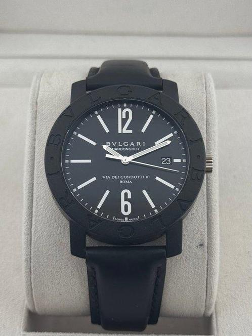 Bvlgari - Carbongold Via Condotti - Zonder Minimumprijs - BB, Handtassen en Accessoires, Horloges | Heren